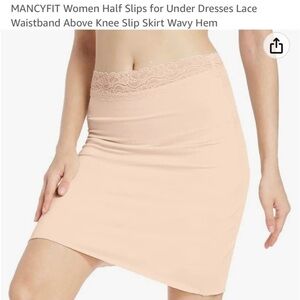 Mancyfit half slip nude size M